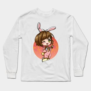 sakura bunny Long Sleeve T-Shirt